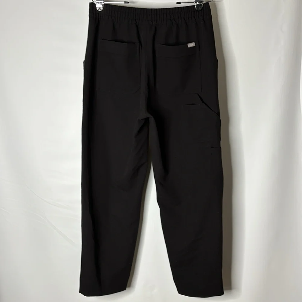 Figs Black Cargo Pants with Relaxed Fit